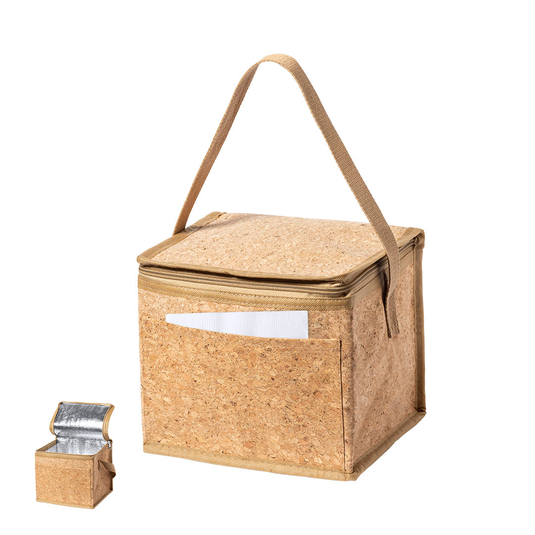 Mathia Cooler Bag – Natural Cork Insulated Cooler for 6 Cans