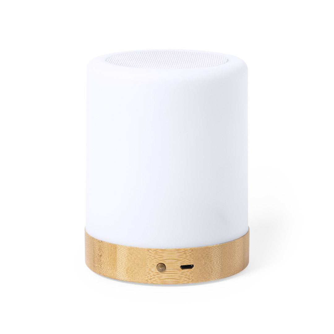Nalow Bamboo Bluetooth Speaker – Sustainable Sound with LED Lighting