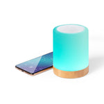 Nalow Bamboo Bluetooth Speaker – Sustainable Sound with LED Lighting