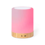 Nalow Bamboo Bluetooth Speaker – Sustainable Sound with LED Lighting