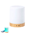 Nalow Bamboo Bluetooth Speaker – Sustainable Sound with LED Lighting