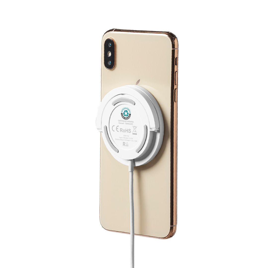 Dixlem RCS Magnetic Wireless Charger – Sustainable Tech Accessory for Irish Businesses