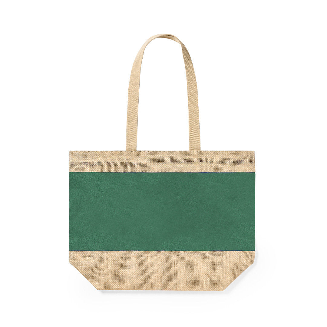 Raxnal Bag – Durable Laminated Jute and Cotton Tote for Irish Businesses