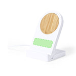 Noopy Wireless Magnetic Charger - Eco-Friendly Bamboo Phone Holder