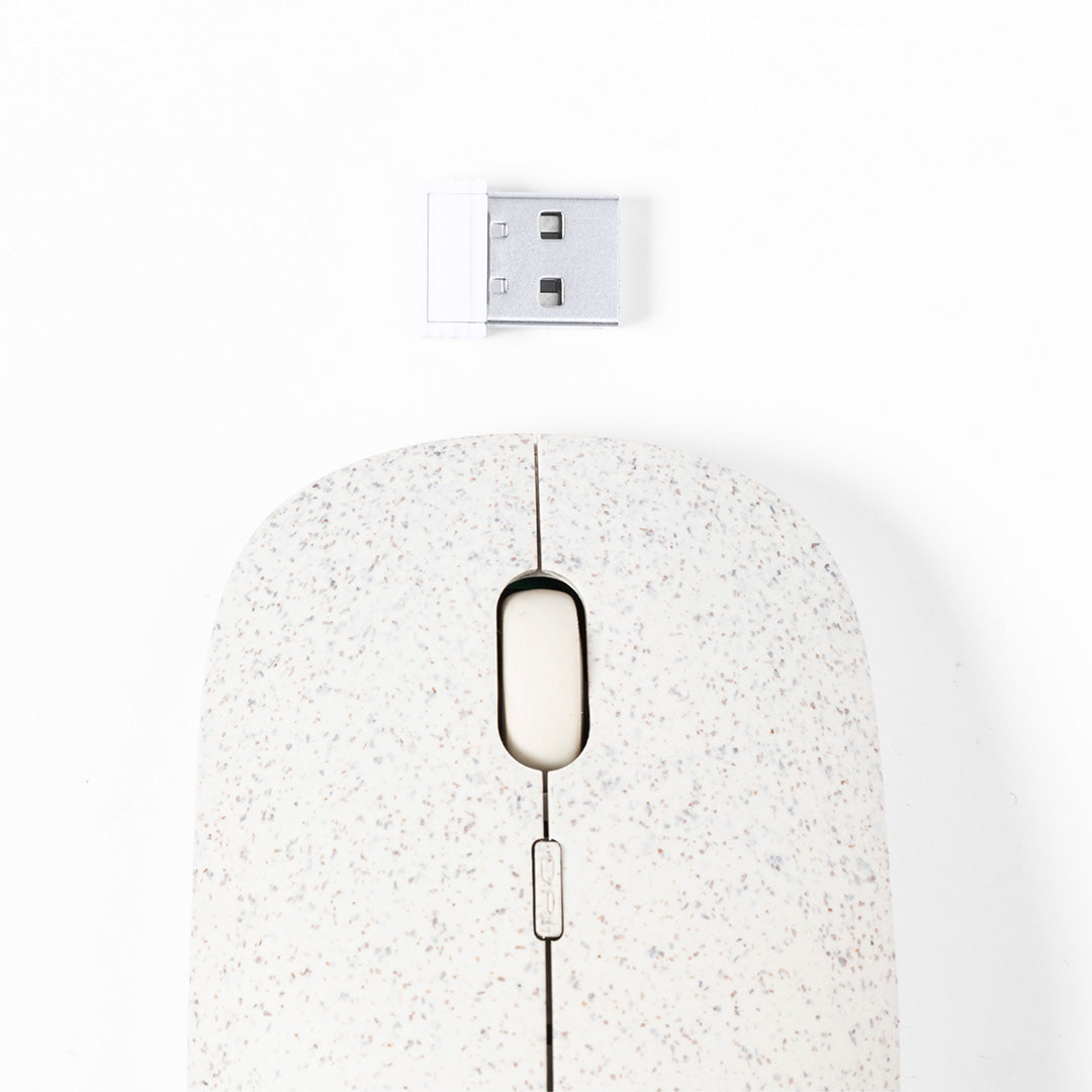 Estiky Wireless Optical Mouse - Eco-Friendly Design