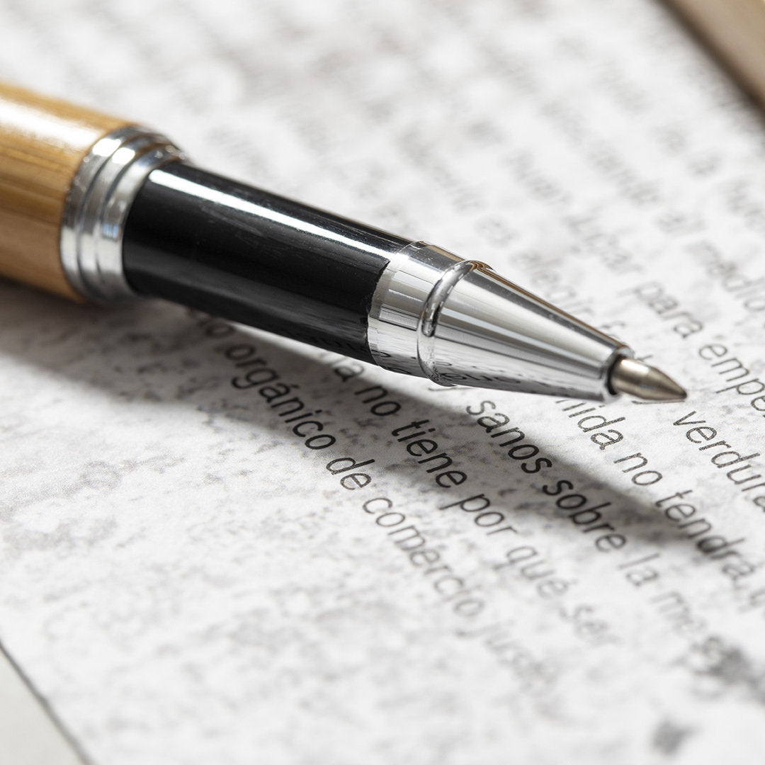 Notium Pen Set – Sustainable Bamboo and Metal Writing Instruments