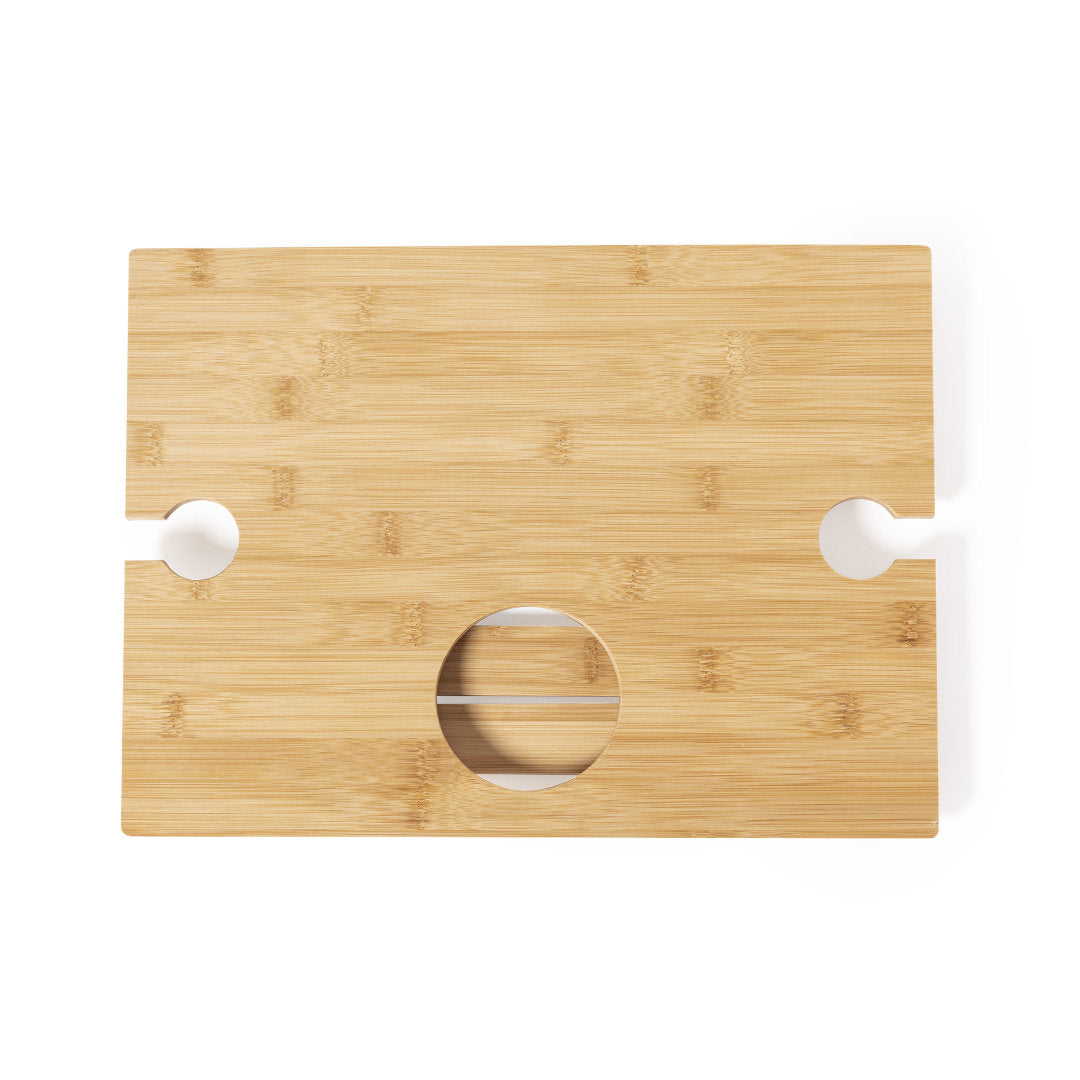 Zarbok Bamboo Folding Wine Table – Ideal for Leisure and Corporate Gifts