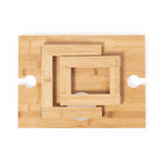 Zarbok Bamboo Folding Wine Table – Ideal for Leisure and Corporate Gifts