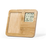 Krent Bamboo Photo Frame with Weather Station – Sustainable and Functional