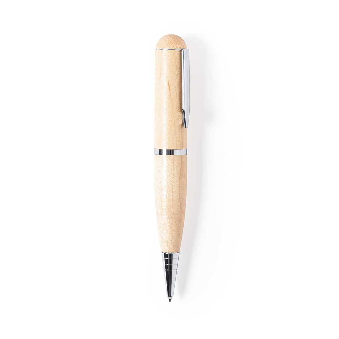 Kornon 16GB Wooden USB Ball Pen – Sustainable and Practical Promotional Gift