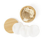 Kiam Bamboo Make Up Remover Disc Dispenser – Eco-Friendly and Reusable