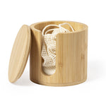 Kiam Bamboo Make Up Remover Disc Dispenser – Eco-Friendly and Reusable