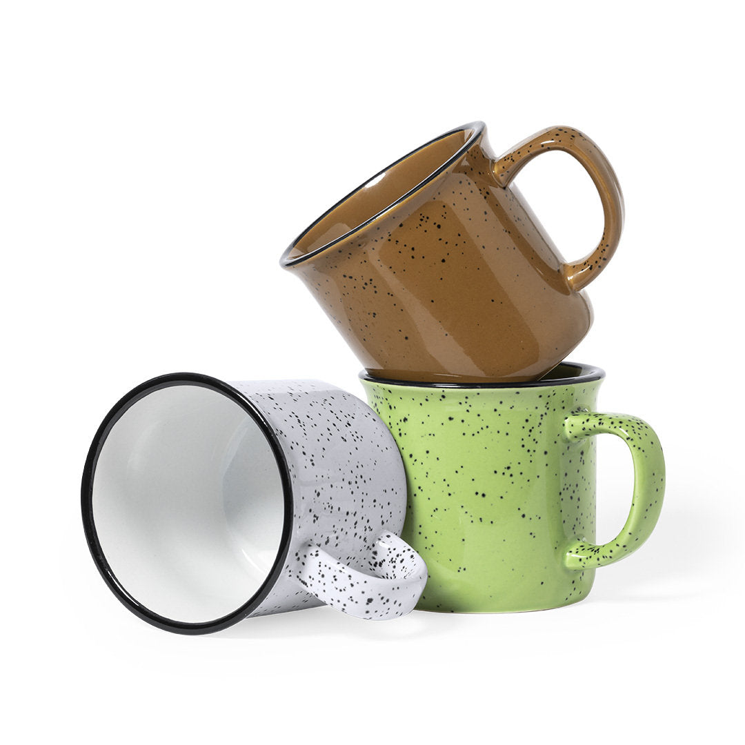 Lanay Ceramic Mug – Vintage Style 350ml Mug for Irish Businesses