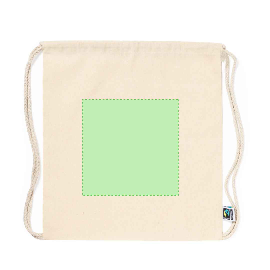 Sanfer Fairtrade Cotton Drawstring Backpack – Sustainable & Practical