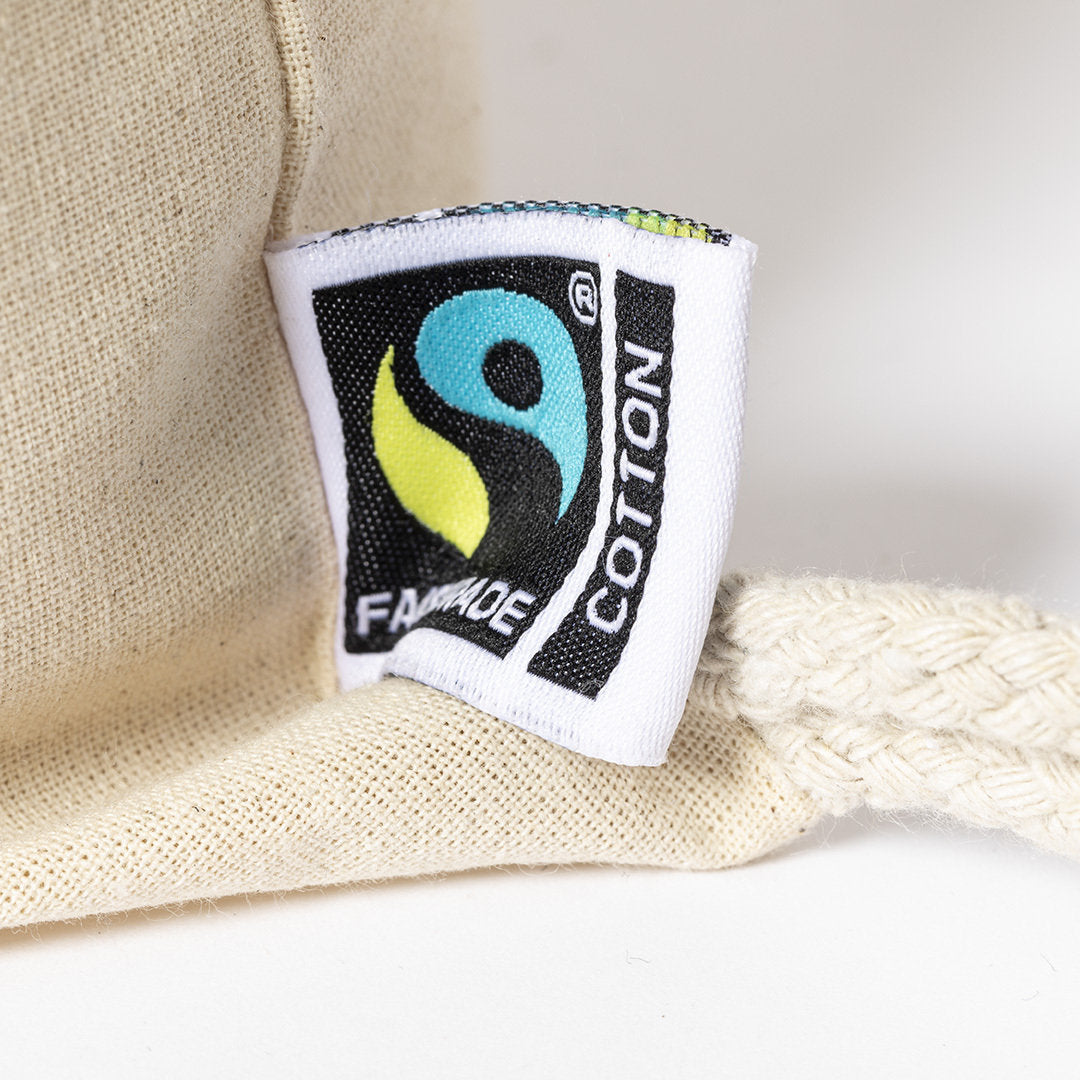 Sanfer Fairtrade Cotton Drawstring Backpack – Sustainable & Practical