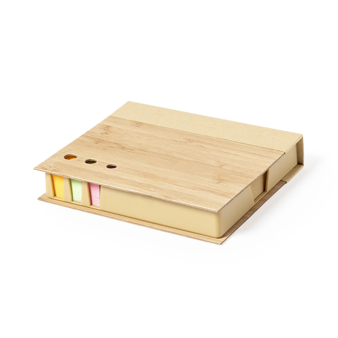 Kokil Notepad Holder – Sustainable Bamboo Covers with Sticky Notes