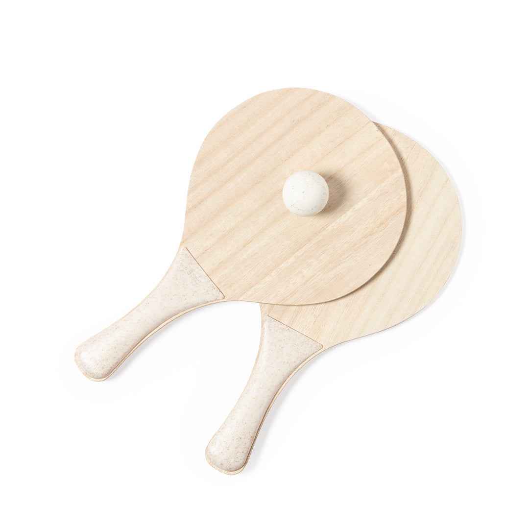 Saiker Wooden Beach Rackets – Durable and Eco-Friendly Summer Gear