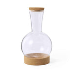 Seirten Decanter – Sustainable Borosilicate Glass Carafe with Cork Base and Lid