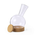 Seirten Decanter – Sustainable Borosilicate Glass Carafe with Cork Base and Lid