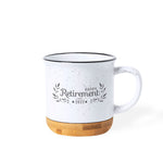 Larray Ceramic Mug with Bamboo Base – Sustainable and Stylish