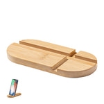 Lemins Bamboo Phone Holder – Natural and Sustainable