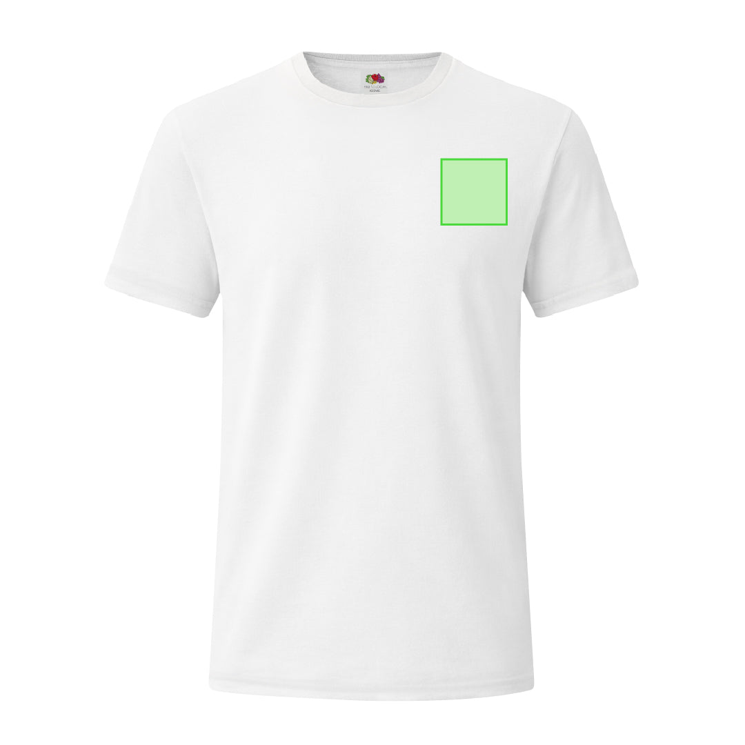 Iconic T-shirt – Premium White Cotton Tee by Fou Tees Ireland