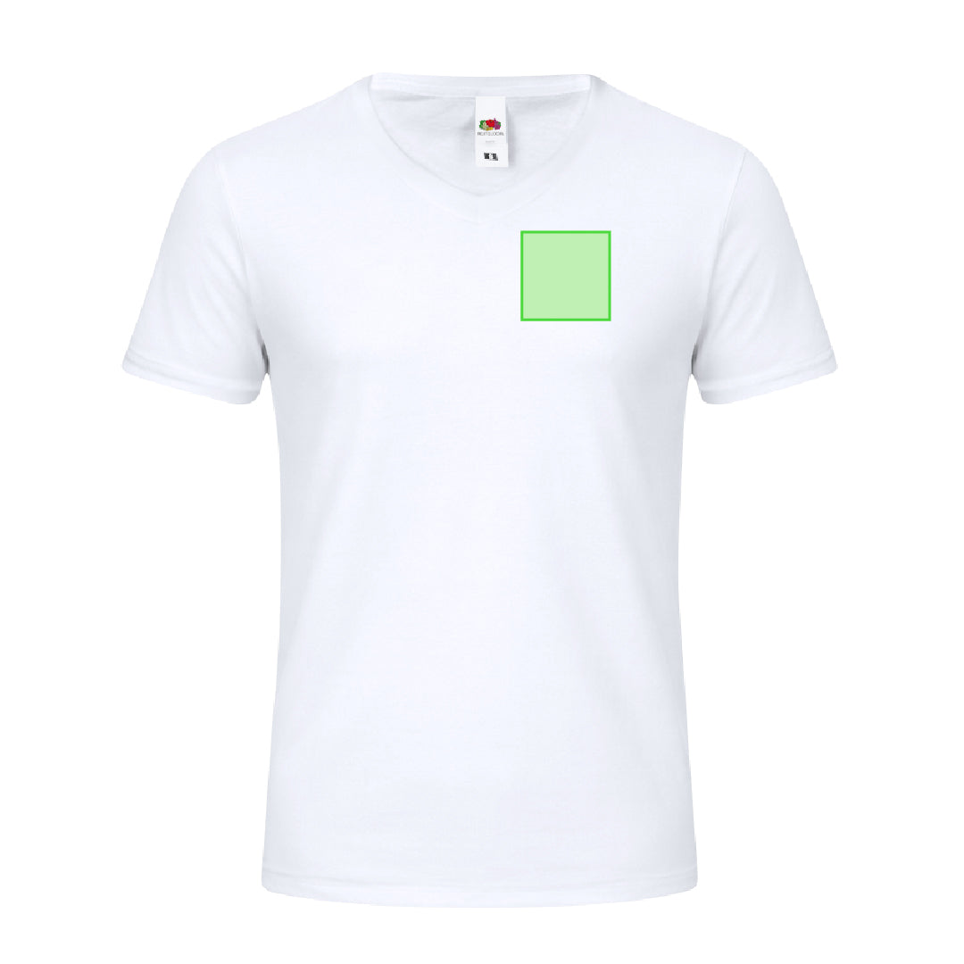 Iconic V-Neck T-shirt – Comfortable 100% Brushed Cotton for Irish Businesses