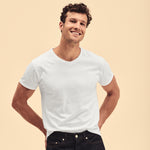 Iconic V-Neck T-shirt – Comfortable 100% Brushed Cotton for Irish Businesses Default One Size