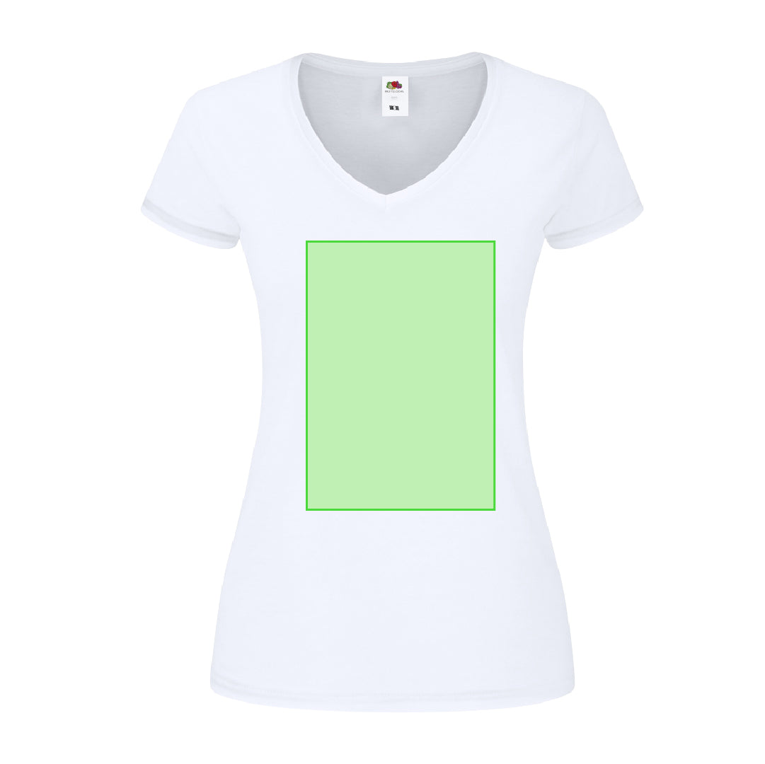 Iconic V-Neck - Women's Slim Fit Cotton T-Shirt | Fou Tees Ireland
