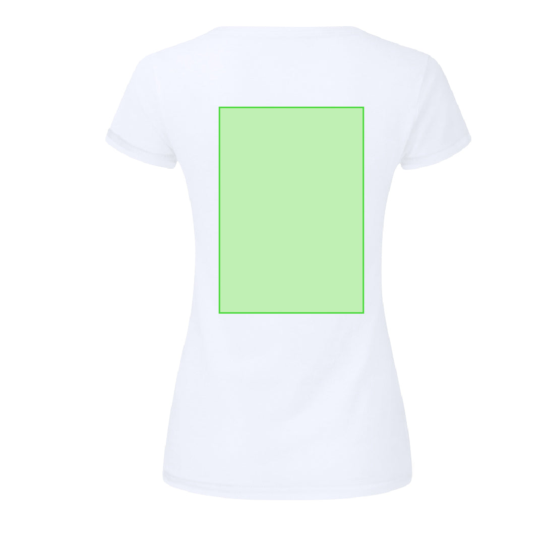 Iconic V-Neck - Women's Slim Fit Cotton T-Shirt | Fou Tees Ireland
