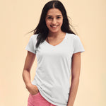 Iconic V-Neck - Women's Slim Fit Cotton T-Shirt | Fou Tees Ireland Default One Size