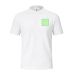 Original White Polo Shirt – Classic Cotton Piqué for Irish Businesses