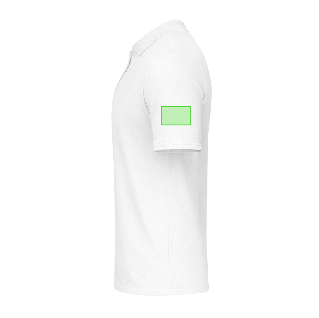 Original White Polo Shirt – Classic Cotton Piqué for Irish Businesses
