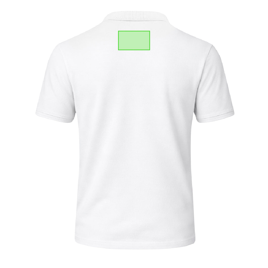 Original White Polo Shirt – Classic Cotton Piqué for Irish Businesses