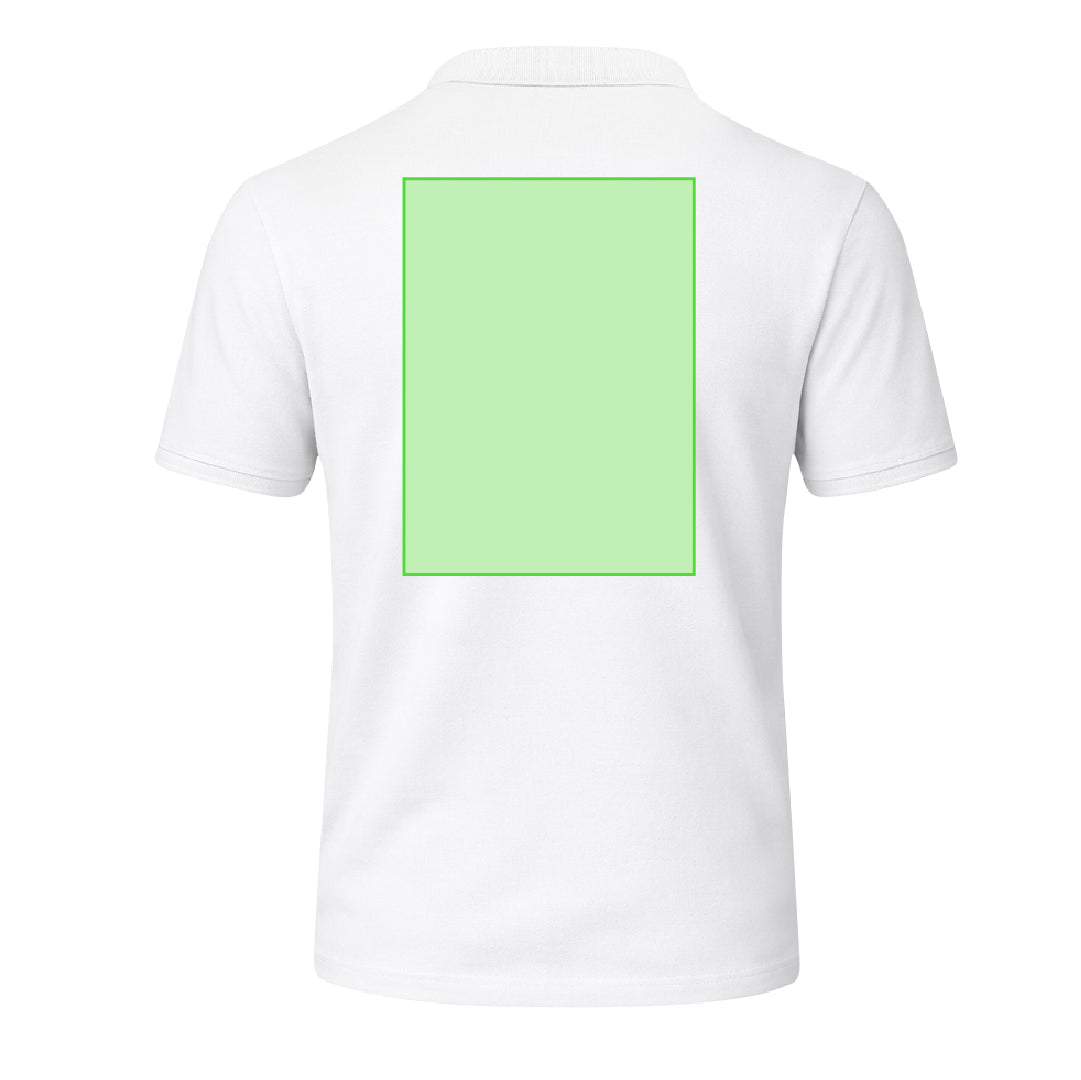 Original White Polo Shirt – Classic Cotton Piqué for Irish Businesses