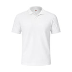 Original White Polo Shirt – Classic Cotton Piqué for Irish Businesses