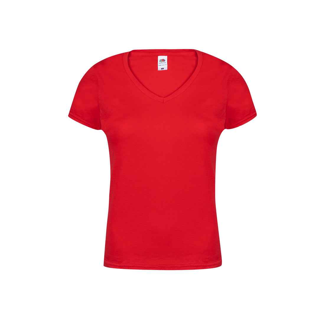 Iconic V-Neck T-shirt | Quality Women's Cotton Tee by Fou Tees Ireland