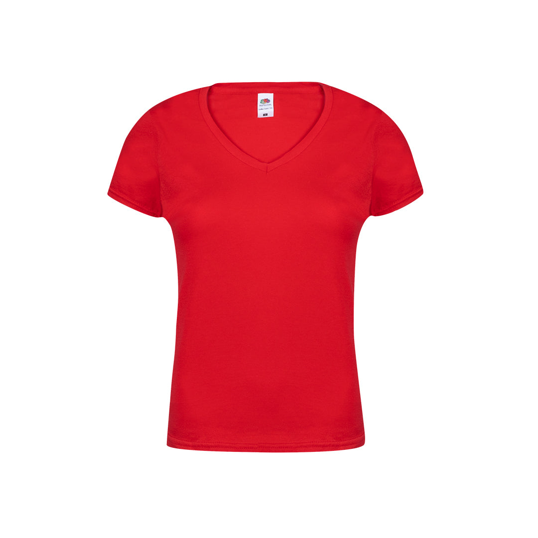 Iconic V-Neck T-shirt | Quality Women's Cotton Tee by Fou Tees Ireland