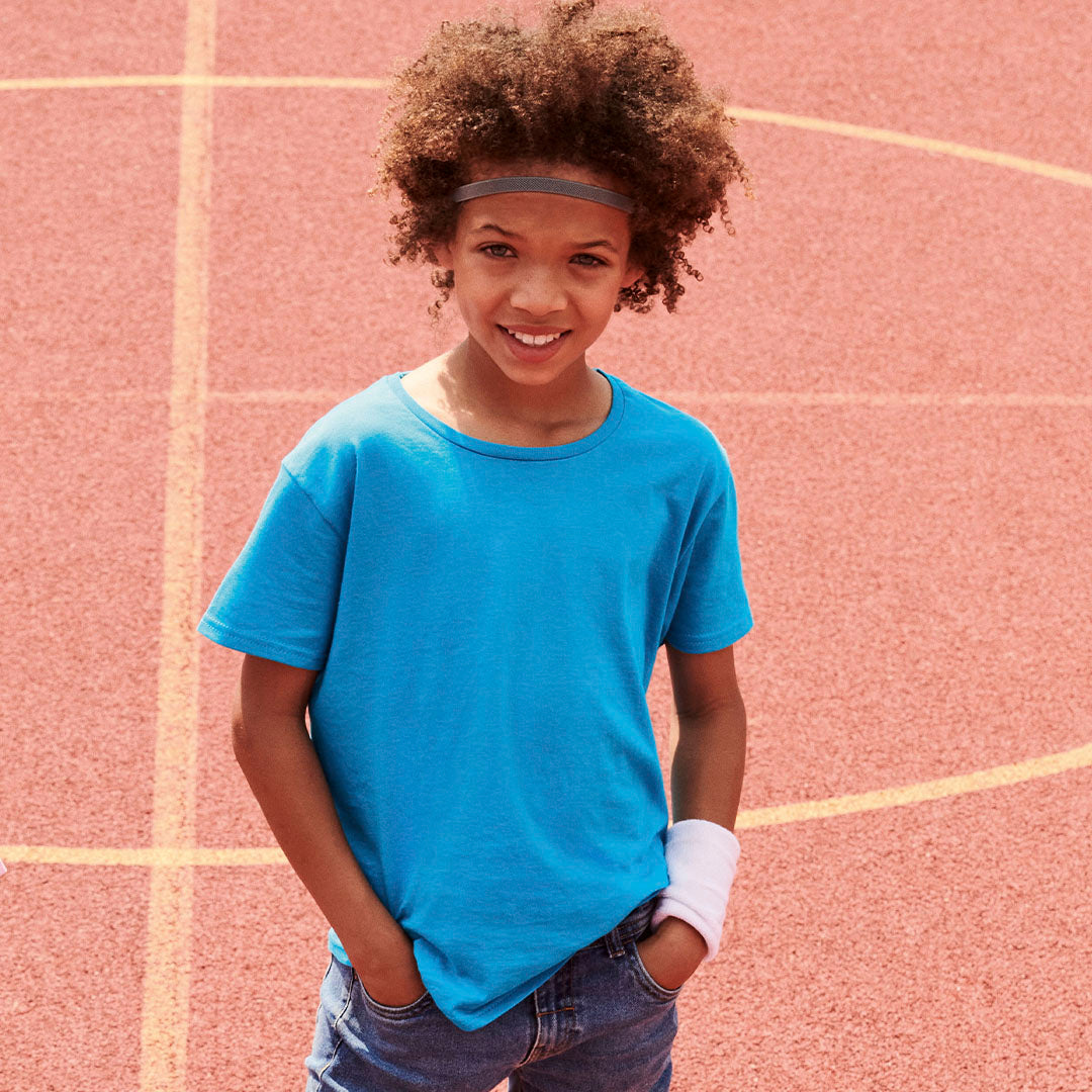 Iconic T-shirt by Fruit of the Loom – Comfortable and Durable Cotton Tee Default One Size