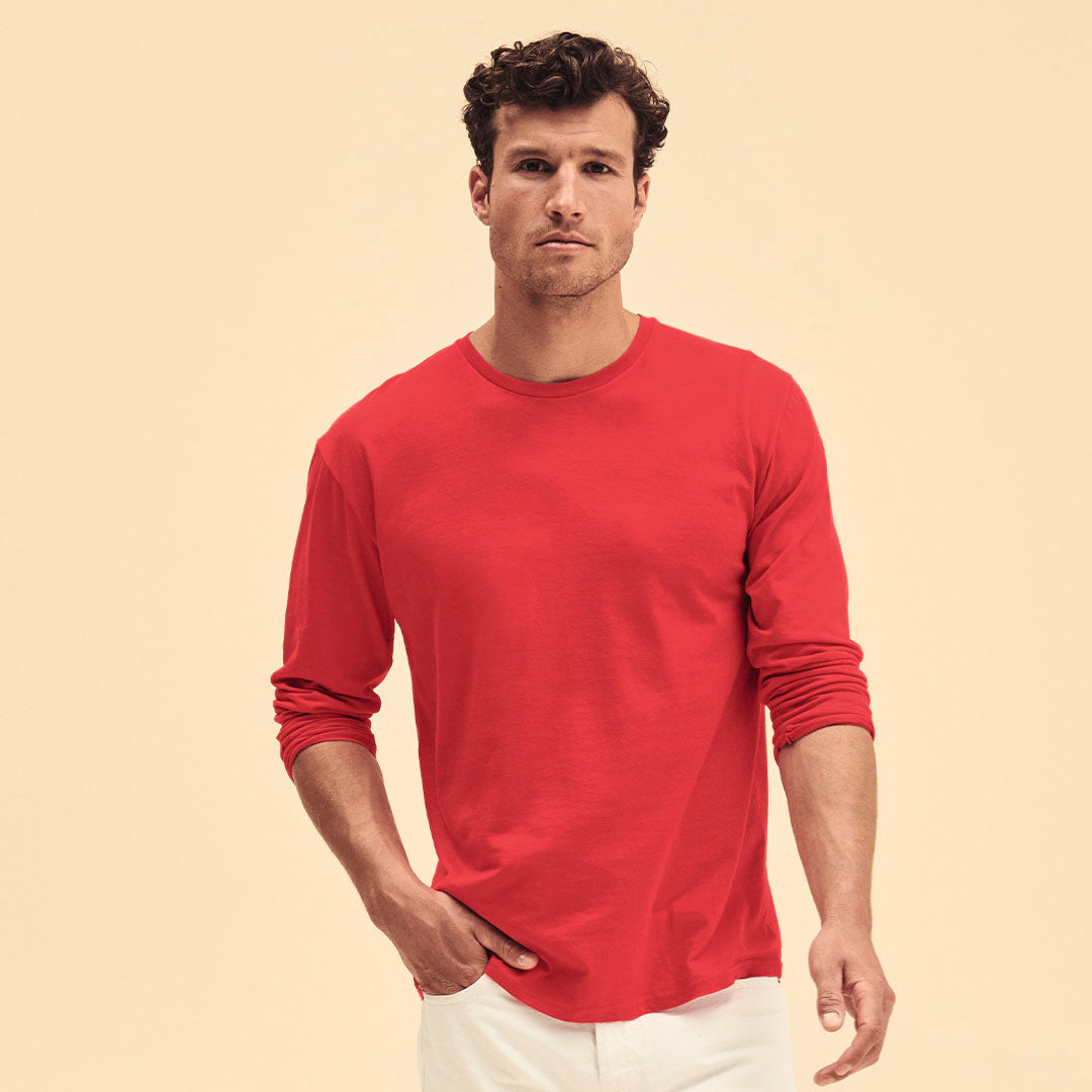 Iconic Long Sleeve T – Durable and Comfortable Long Sleeve T-Shirt by Fou Tees Ireland Default One Size