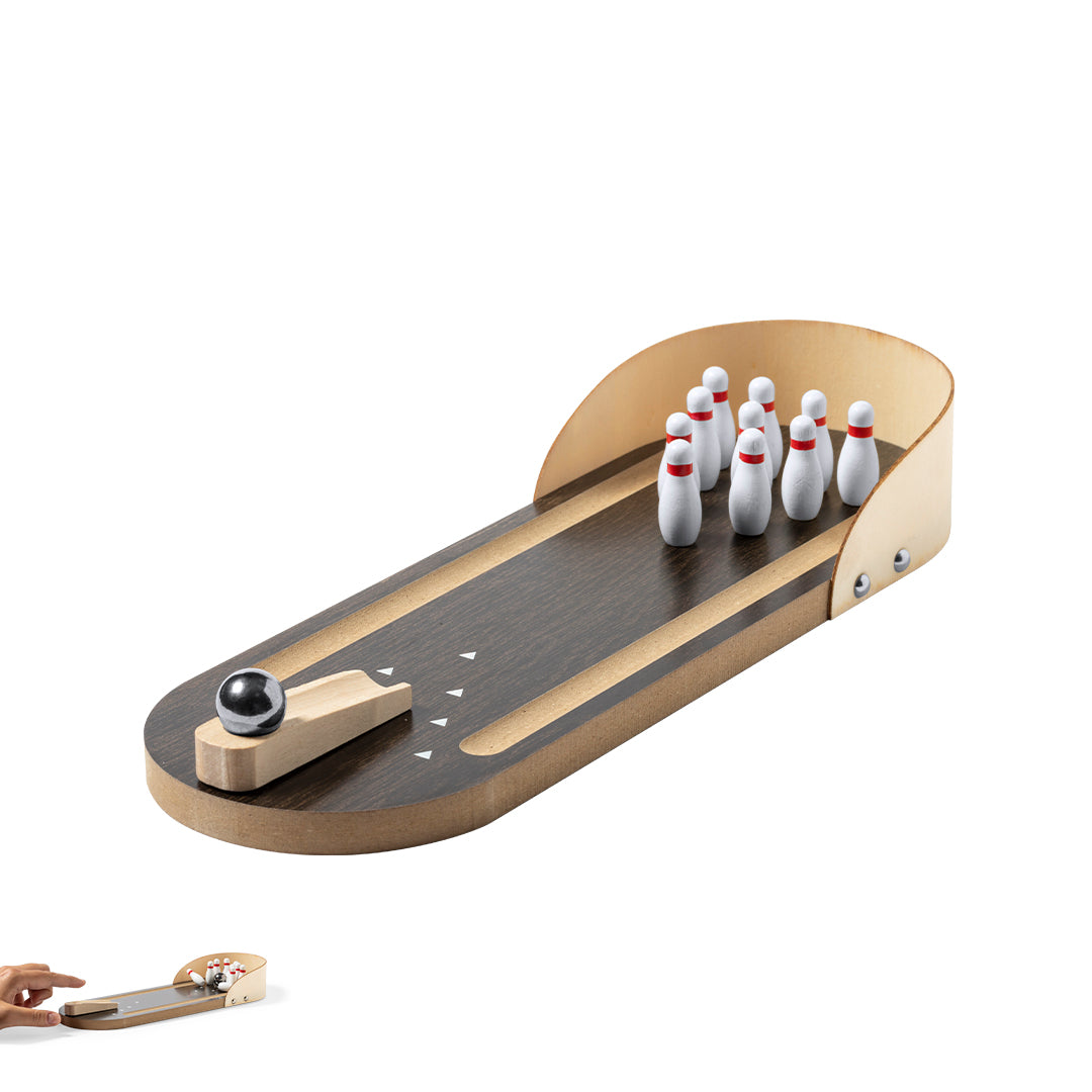 Strike Mini Bowling Game – Durable Wooden Fun for All Ages