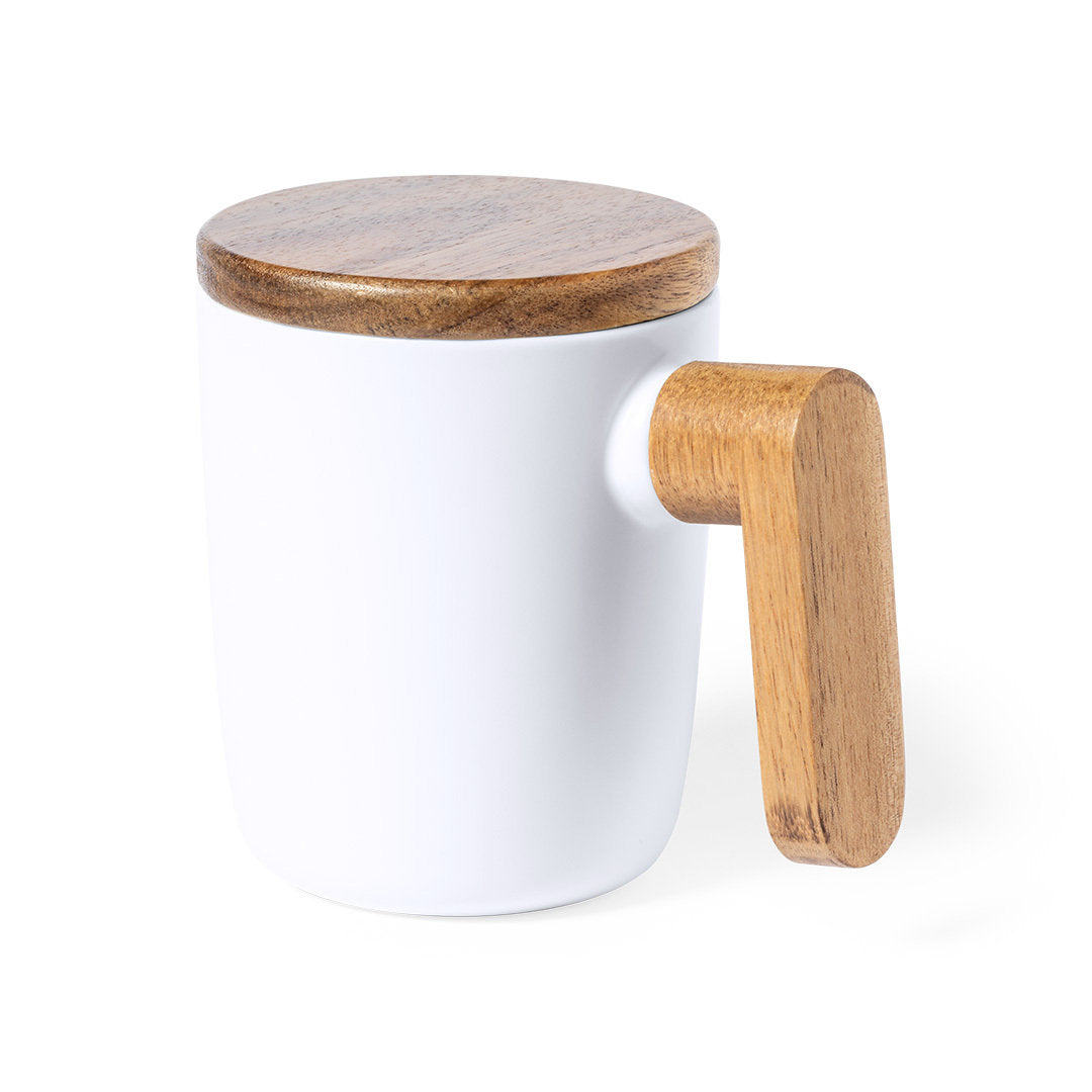 Haruncal Mug - Limited Edition Wooden Handle and Lid