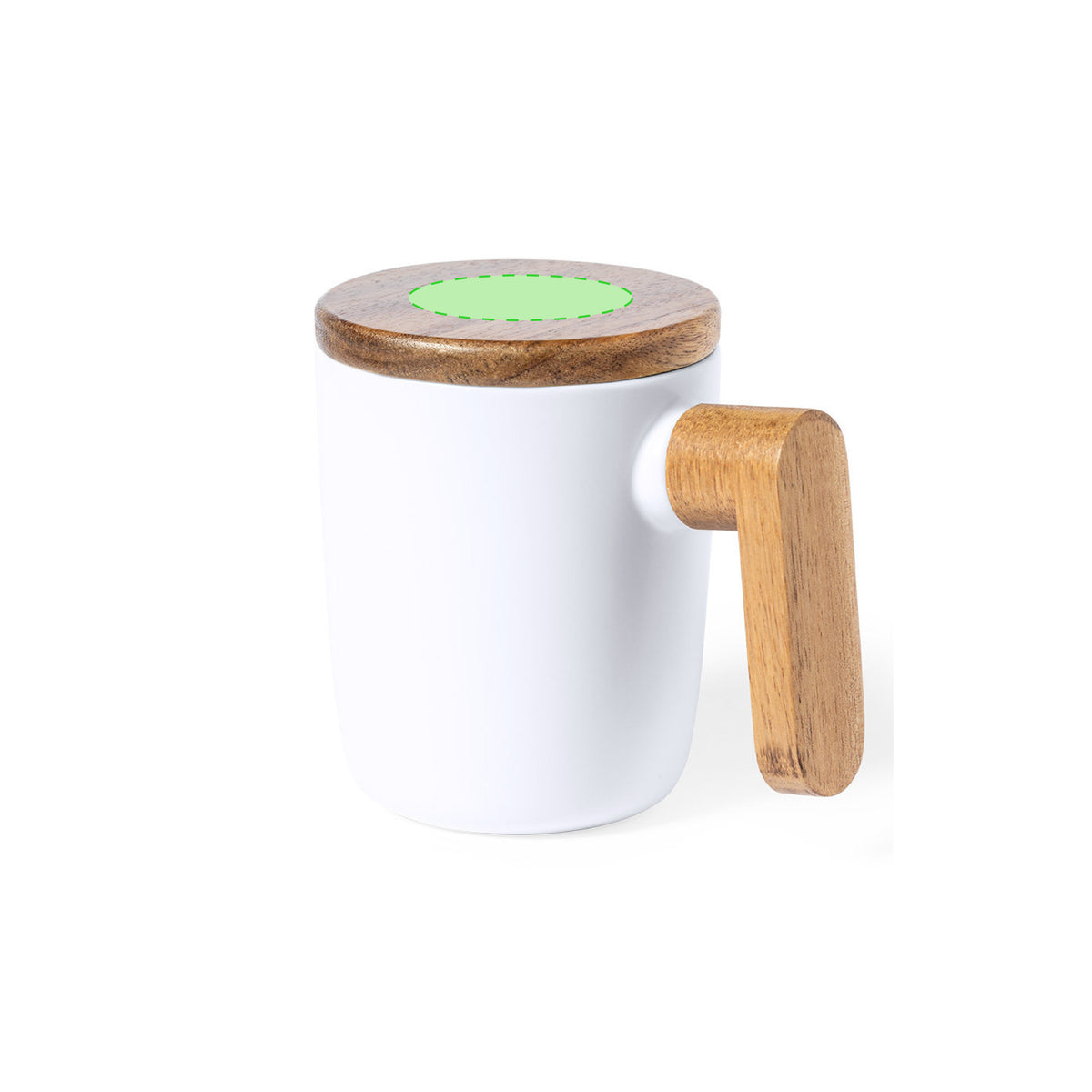 Haruncal Mug - Limited Edition Wooden Handle and Lid