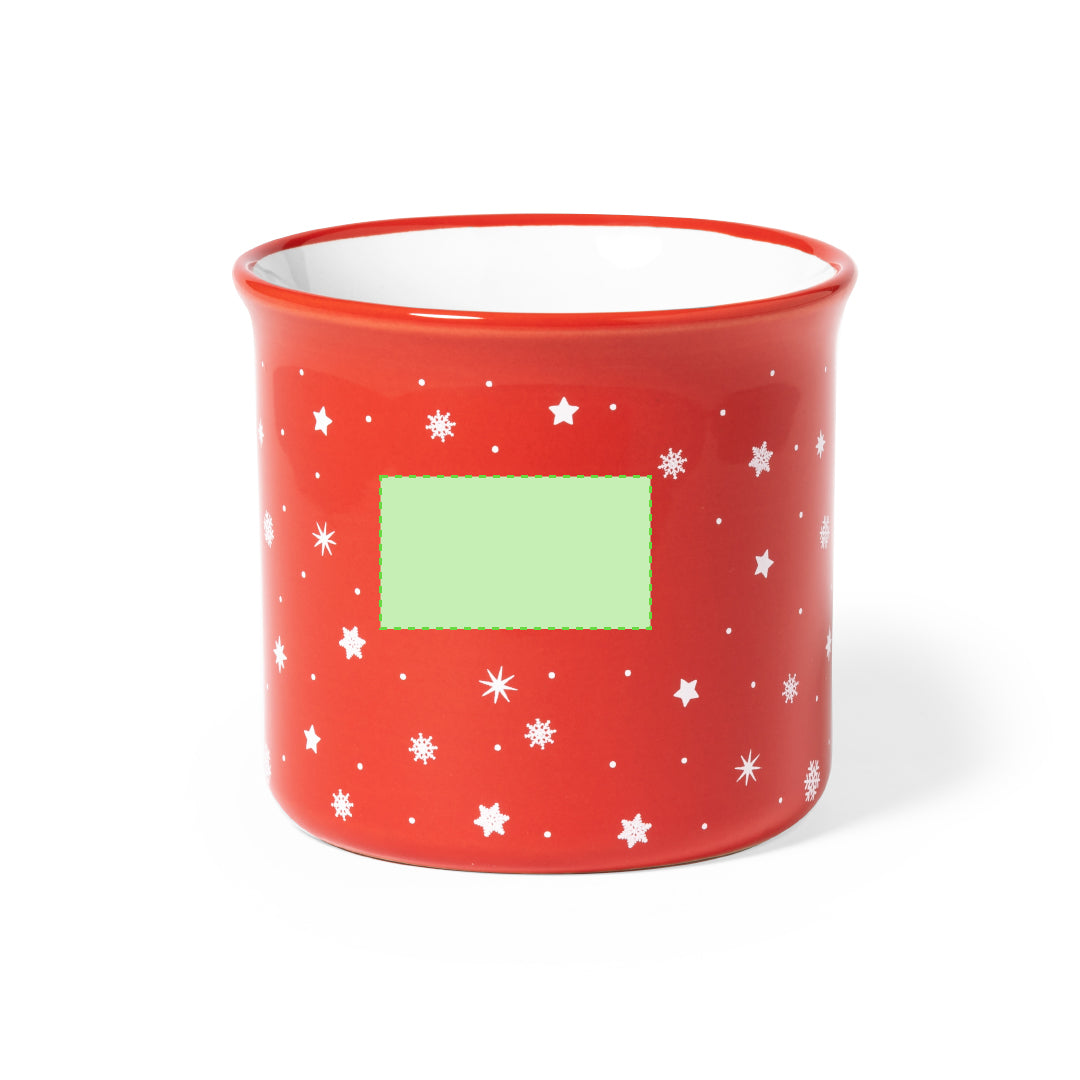 Verdux Ceramic Mug - Vintage Christmas Design 280ml