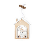 Roman Christmas Decoration - Elegant Natural Wood Ornament