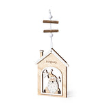 Roman Christmas Decoration - Elegant Natural Wood Ornament