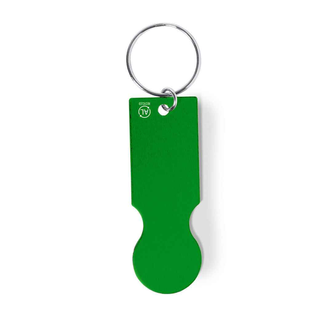Talgun Recycled Aluminium Coin Keyring – Sustainable and Stylish