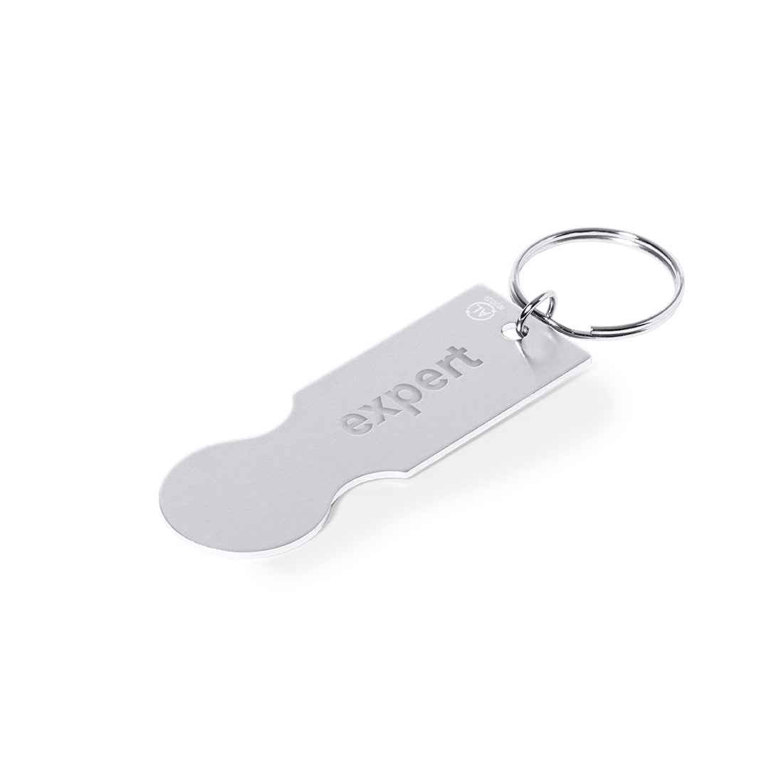 Talgun Recycled Aluminium Coin Keyring – Sustainable and Stylish