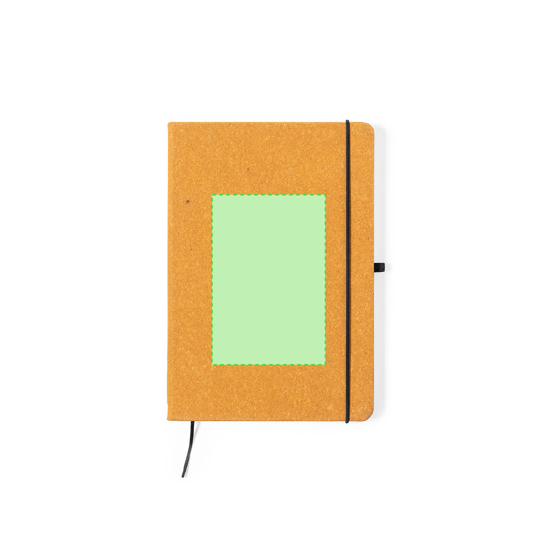 Tefan Recycled Leather Notepad - Sustainable Business Stationery