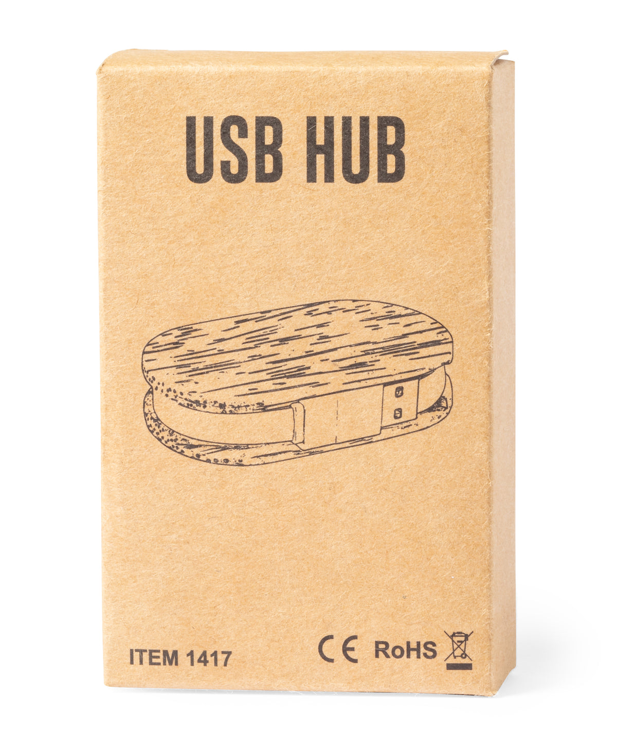 Dagobat Coconut USB Hub – Sustainable Tech Accessory for Irish Businesses